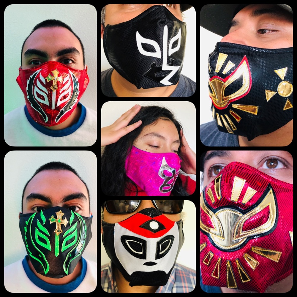 2️⃣PACK WRESTLER FACE MASK /CUBRE BOCA LUCHA LIBRE